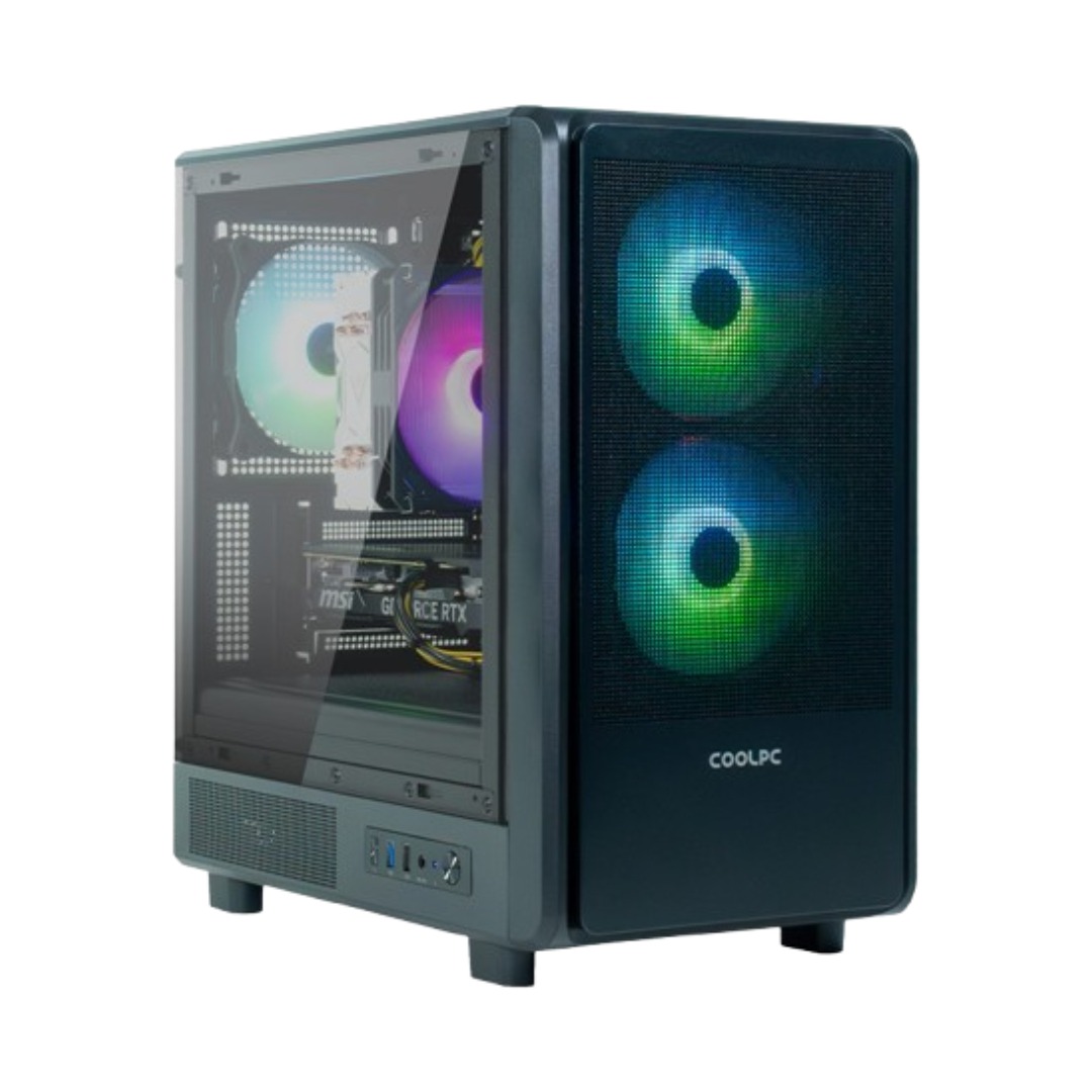 COOLPC Gamer V - Ryzen 5 5600X / GeForce RTX 4060 Ti 8Gb / 32GB DDR4 3200Mhz / NVMe 1Tb
