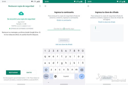 Whatsappの暗号化バックアップ