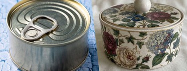 3 ideas creativas para reutilizar latas de atún vacías y decorar tu casa con estilo: más allá de macetas