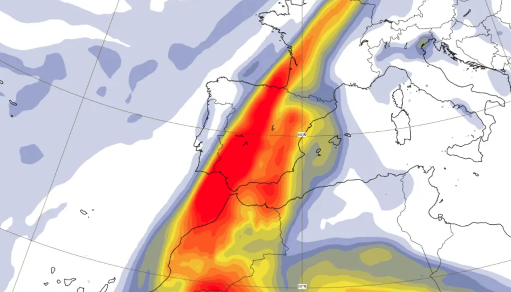 Las lluvias de sangre (y la enorme lengua de calima) son lo de menos: AEMET avisa que vienen días muy movidos 