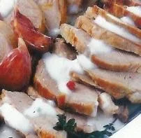 Solomillo con crema de leche