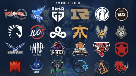 Conoce a los 24 equipos clasificados para los Worlds 2018 de League of Legends 