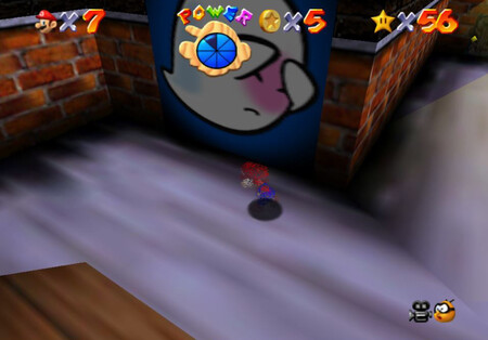 Cómo conseguir la estrella ojo a ojo en la habitación secreta de Big Boo's Haunt 2 Super Mario 64 World5 Star6 01