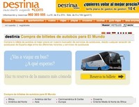 Destinia presenta un buscador de billetes de autobús