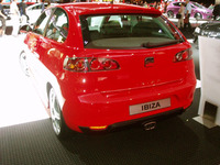 El kit aerodinámico del Ibiza visto por detrás