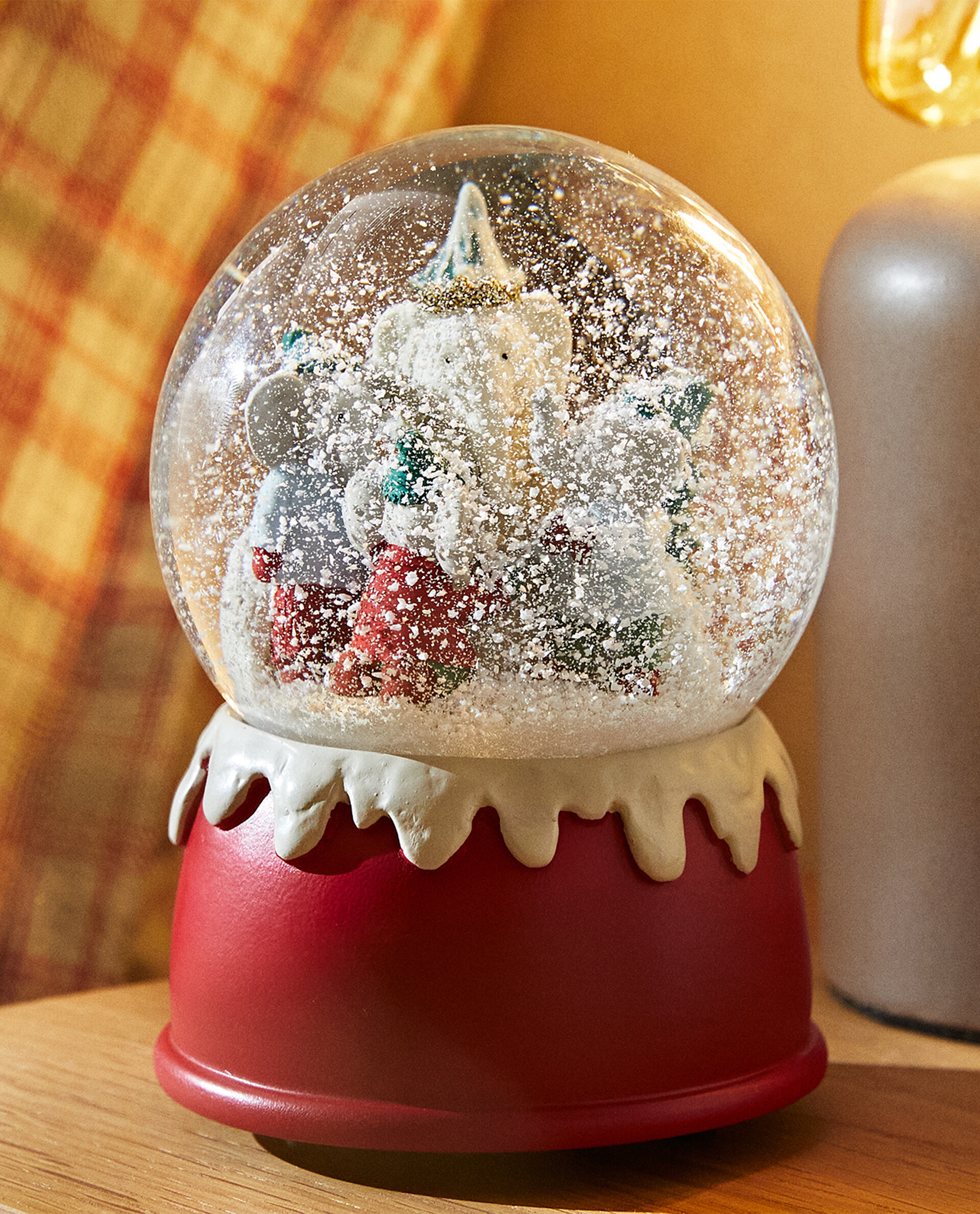 Bola musical de nieve de Navidad