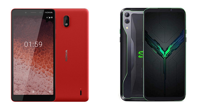 Black Shark 2 Nokia 1 Plus