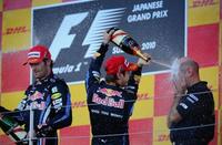 Doblete de Red Bull en el Gran Premio de Japón. Fernando Alonso, tercero