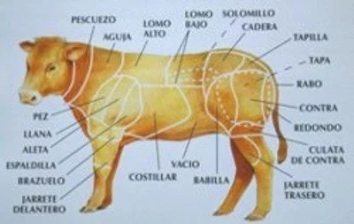 Ternera Gallega, elija la mejor pieza para cada plato.