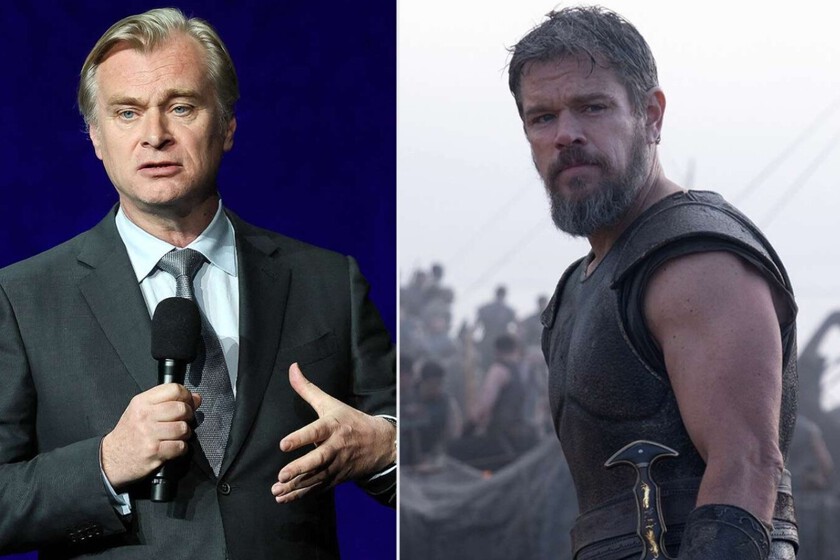 Christopher Nolan y Matt Damon