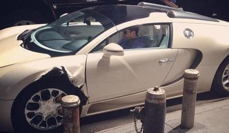Dolorpasión™: un camión le mete un buen bocado a un Bugatti Veyron en Nueva York
