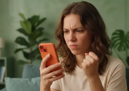 Chica Enfadada Llamada Gemini Generated