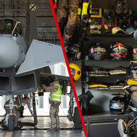 Alguien consiguió que su tienda vendiera al mismo tiempo cascos de motos y material crítico para los Eurofighter Typhoon de la base aérea de Albacete 