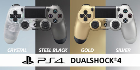 Más modelos para el Dualshock 4: Crystal y Steel Black