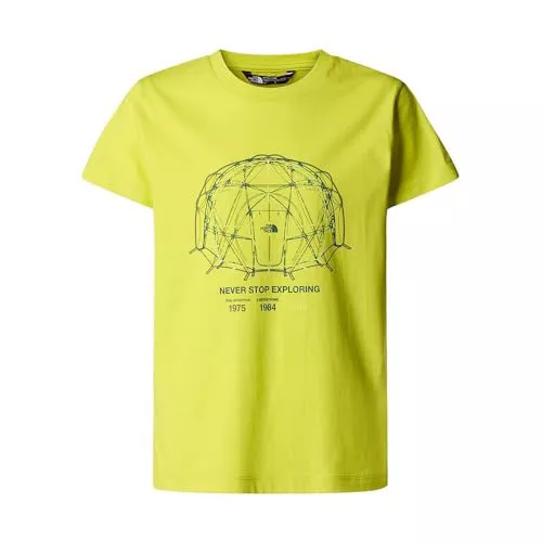 THE NORTH FACE NF0A8AXGJE3 B Graphic Relaxed S/S tee T-Shirt Unisex Sulphur Spring Green Tamaño M