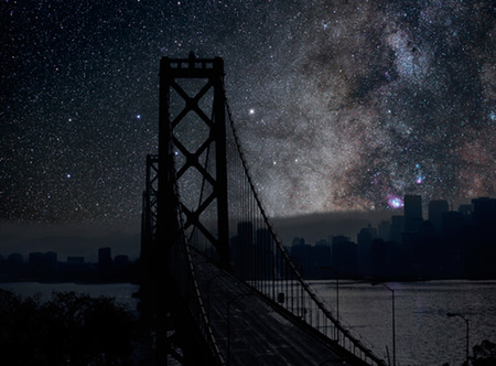 Ciudades a oscuras: Cómo sería la fotografía nocturna urbana sin contaminación lumínica