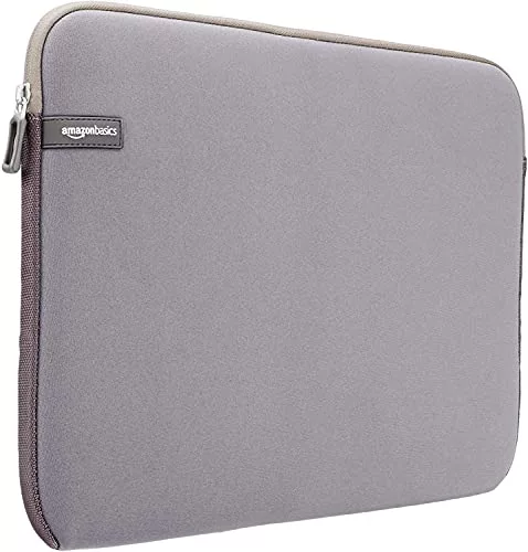 Amazon Basics Funda para portátiles de 15 a 15,6 Pulgadas, Gris