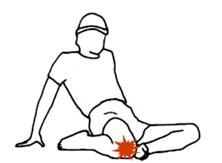 Ejercicio desaconsejado de estiramiento