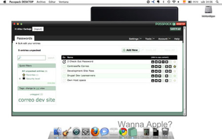 Passpack Desktop, gestiona tus contraseñas desde tu Mac