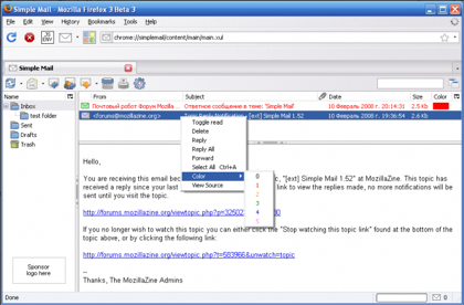Simple mail, un cliente de correo en el navegador