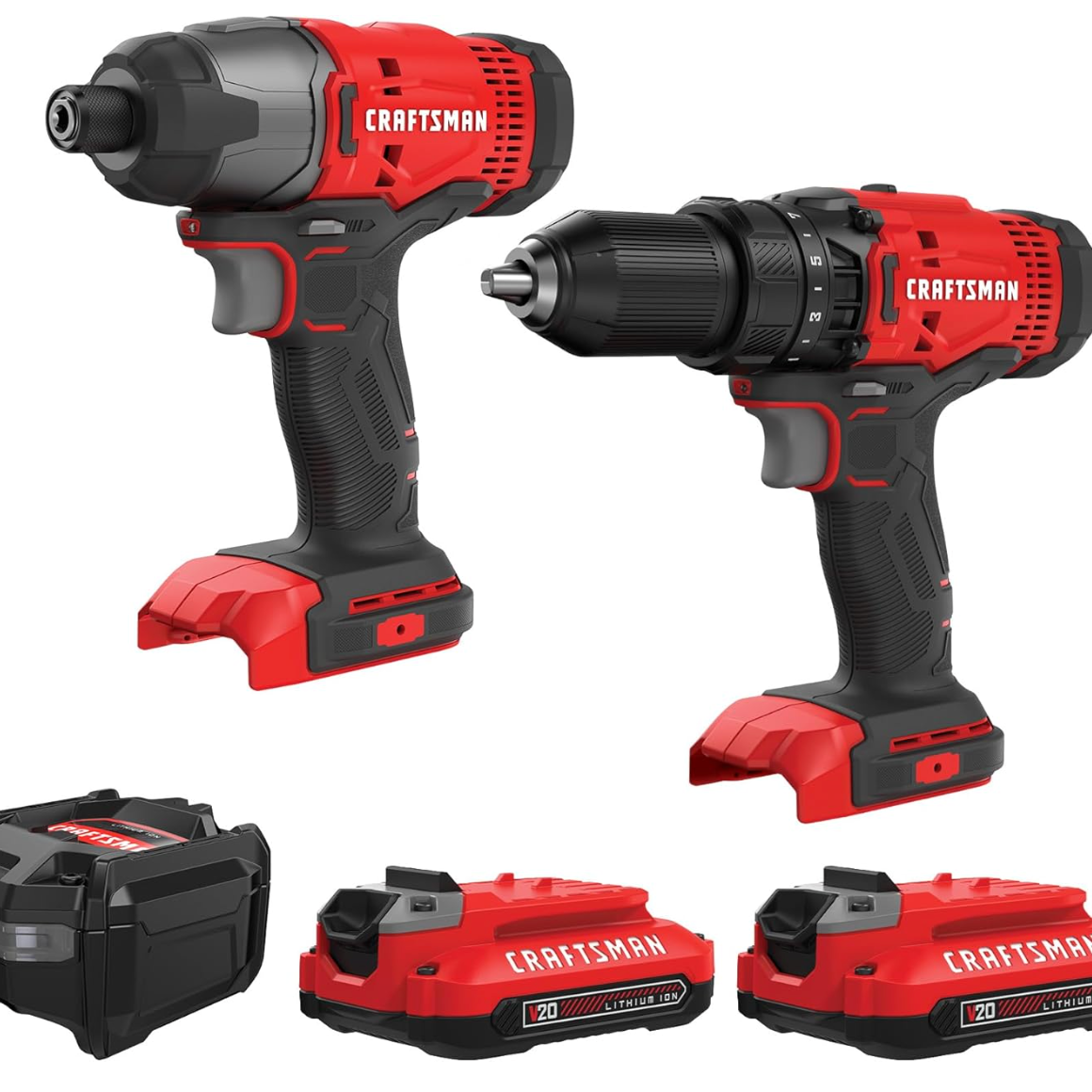 Taladro y atornillador de impacto inalámbricos CRAFTSMAN