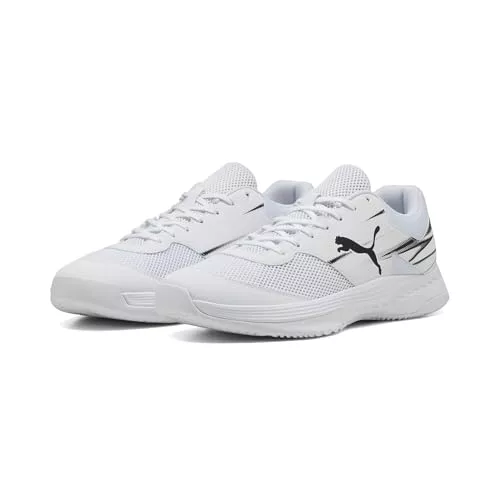 Puma Varion IIIndoor Court - Zapatos para Hombre, Blanco (Puma White)/Negro (Puma Black), 46 EU
