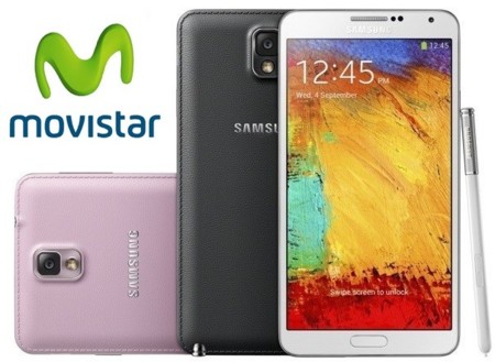 Precios Samsung Galaxy Note 3 con Movistar