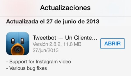 Tweetbot para iOS se actualiza y añade soporte para Instagram Video