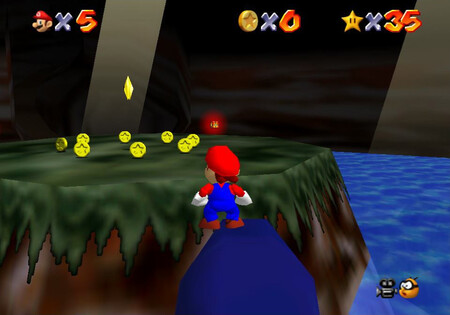 ¿Cómo consigo la Bestia nadadora en la estrella de la caverna de la cueva del laberinto nebuloso? 2 Super Mario 64 World6 Star1 02