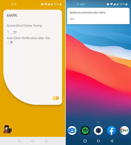 Mark の良い点は、すべてのキャプチャではなく、選択したキャプチャのみが自動的に削除されることです。