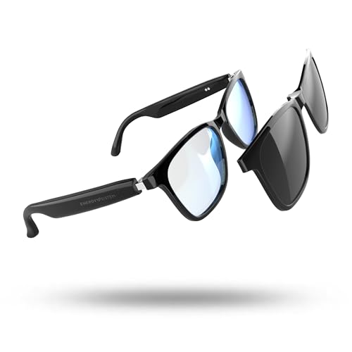 Energy Sistem RayFlex Music - Gafas de Sol con conexión Bluetooth, Lentes Anti-Rayos Azules polarizadas con protección UV400+, micrófono Integrado y Certificado IPX5