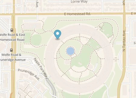 Apple マップの場所