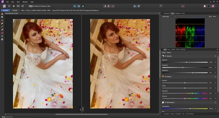 corrección de color affinity photo 