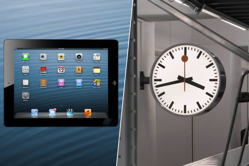 En 2012, Apple decidió usar un icónico reloj suizo para los iPad. La "broma" les acabó costando 21 millones