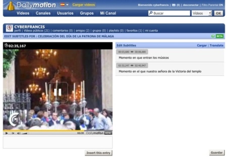 Dailymotion lanza una utilidad de subtitulación de vídeos