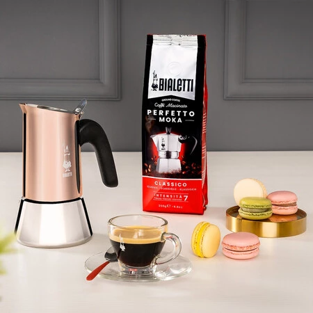 Cafetera Italiana Venus Bronce