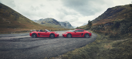 Tradición de manejo purista: Porsche 718 Boxster y Cayman T 