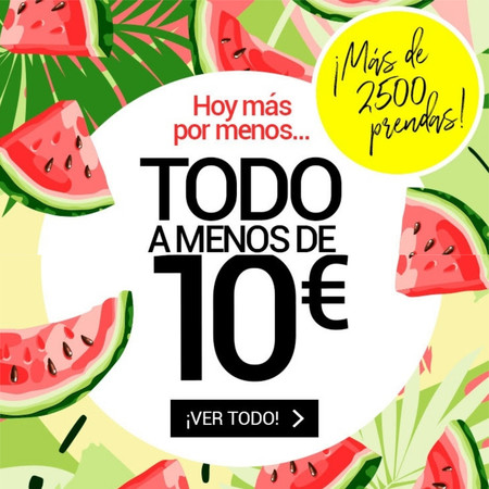 Desde hoy 4 de julio en Venca tienes más de 2500 prendas por menos de 10 euros