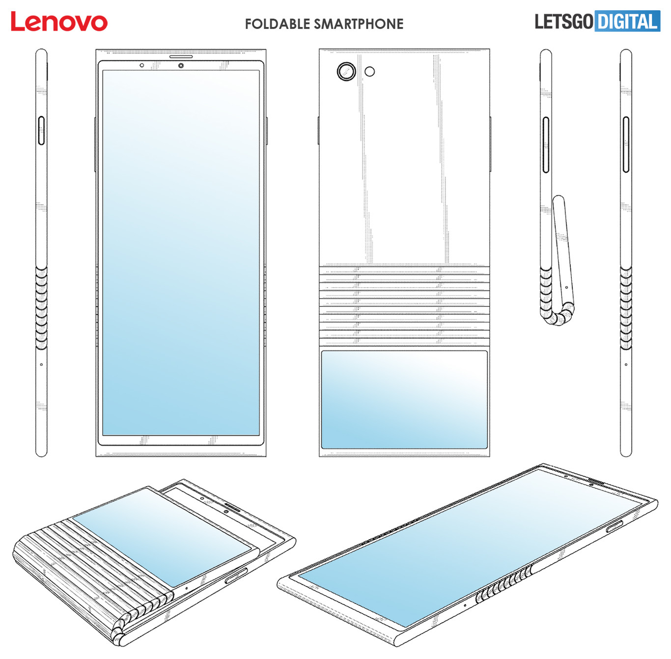 Lenovo Smartphone Flexible Diseno Patente