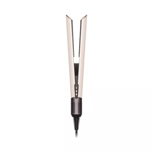 Dyson Airstrait Plancha de Aire y Secador de Pelo 2 en 1 - Ceramic Pink | Alisa mientras secas. Plancha secadora y alisador de pelo de mojado a seco, sin placas calientes, con peine integrado