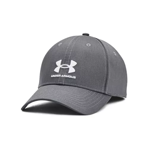 Under Armour Men's Essential Low Adjustable Cap - Pitch Gray / / White - OSFM