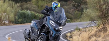 Piaggio quiere seducir al conductor de coche: La próxima versión del MP3 530 vendrá con airbag a lo Gold Wing