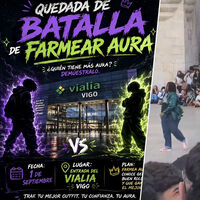 Las batallas de farmear aura en España han pasado de broma a actos reales que convocan a miles de chavales en Vigo, Burgos o Zaragoza
