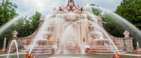 Fuente de los Baños de Diana en el Palacio Real de La Granja de San Ildefonso
