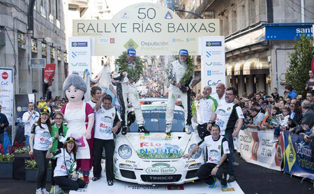 Sergio y Diego Vallejo se imponen en las bodas de oro del Rías Baixas