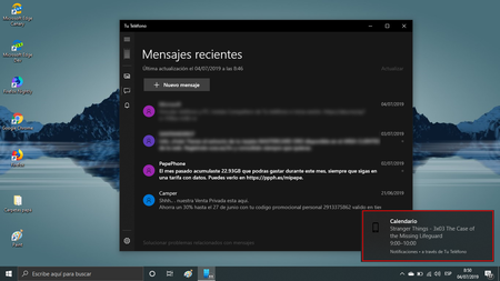 La aplicación Tu Teléfono mejora el uso de las notificaciones y ahora es posible consultarlas en cualquier momento