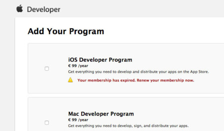 Apple sube en Europa el precio de sus Programas para Desarrolladores de Mac e iOS