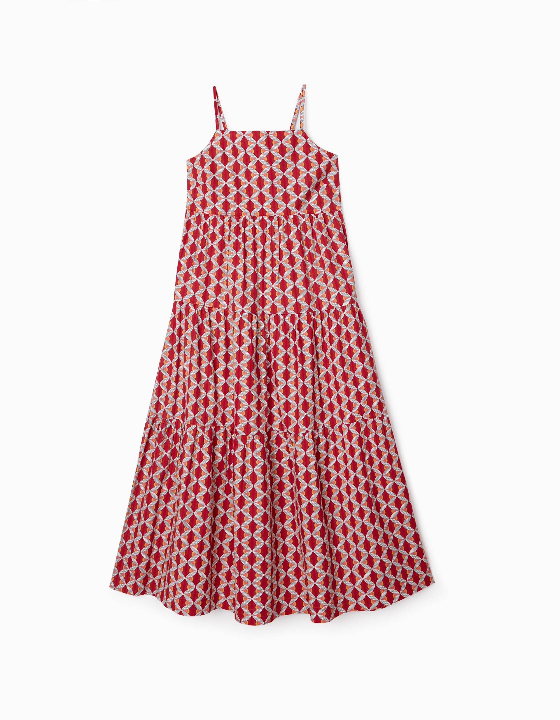 VESTIDO DE TIRANTES PARA MUJER 'YOU & ME', ROJO