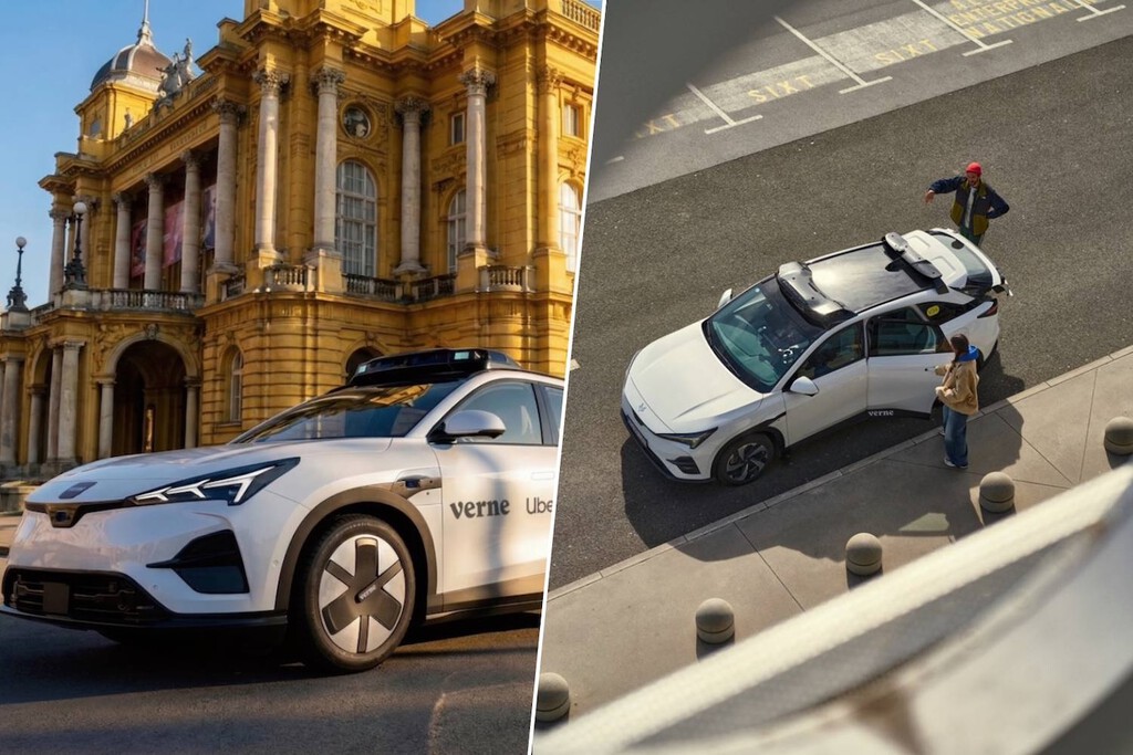 Una ciudad, 10 coches y ningún conductor al volante: el primer taxi autónomo de Europa está en Zagreb y tiene cerebro chino