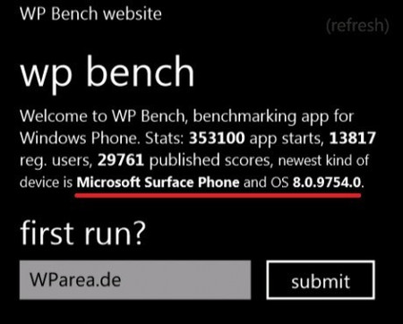 Aparece el nombre Microsoft Surface Phone entre benchmarks